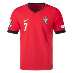 Maglia Versione Giocatore Casa Cristiano Ronaldo #7 Portogallo EURO 2024