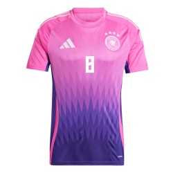 Maglia Trasferta Toni Kroos #8 Germania EURO 2024 Maglia Trasferta Toni Kroos #8 Germania EURO 2024