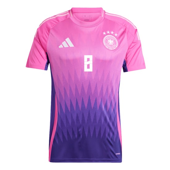 Maglia Trasferta Toni Kroos #8 Germania EURO 2024