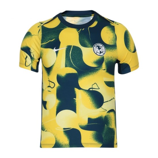 Donna Club América 2024/25 Terza Prematch Maglia - Giallo