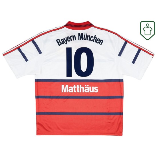 Maglia retrò Bayern Monaco 1998/00 Trasferta Uomo Matthäus #10