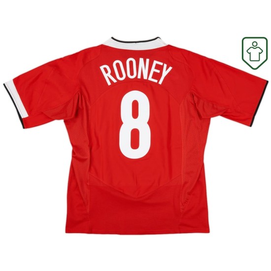 Maglia retrò casa uomo Manchester United 2004/06 Rooney #8