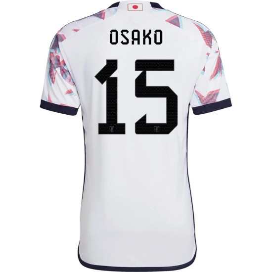 Yuya Osako #15 Giappone Maglia Trasferta Coppa del Mondo 2022