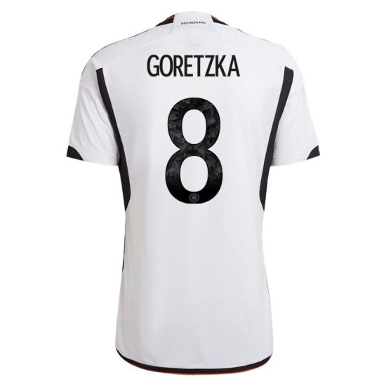 Leon Goretzka #8 Germania Maglia Casa Coppa del Mondo 2022
