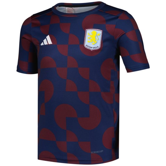 Maglia Pre Partita Terza Aston Villa Bambino 2024/25 Maglia Pre Partita Terza Aston Villa Bambino 2024/25