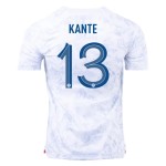 N'Golo Kante #13 Francia Maglia Trasferta Coppa del Mondo 2022
