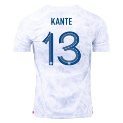 N'Golo Kante #13 Francia Maglia Trasferta Coppa del Mondo 2022