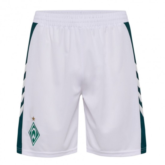 Pantaloncini Donna Werder Brema 2025/26 Home - Bianchi