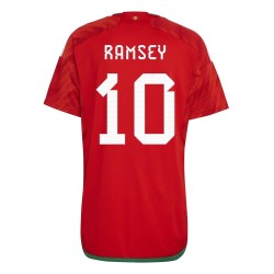 Maglia Casa #10 Aaron Ramsey Galles Coppa del Mondo 2022