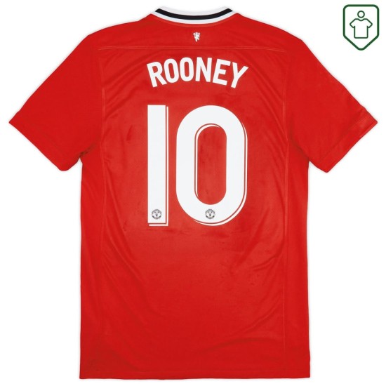 Maglia retrò casa uomo Manchester United 2011/12 Rooney #10