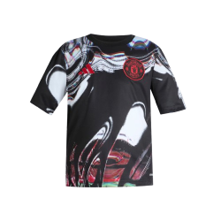 Bambino Manchester United 2025/26 Terza Maglia Pre Match - Nero