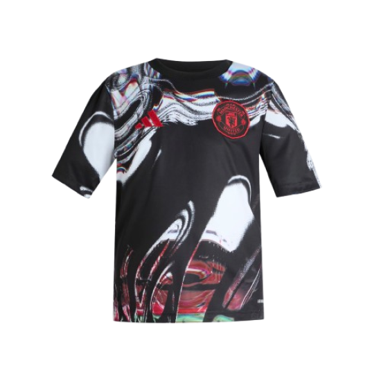 Bambino Manchester United 2025/26 Terza Maglia Pre Match - Nero