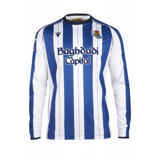 Maglia donna Real Sociedad 2025/26 casa maniche lunghe