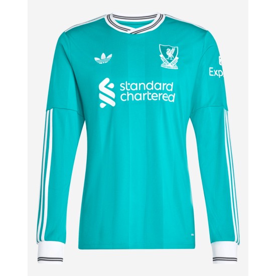 Maglia Terza Liverpool 2025/26 Manica Lunga Bambino