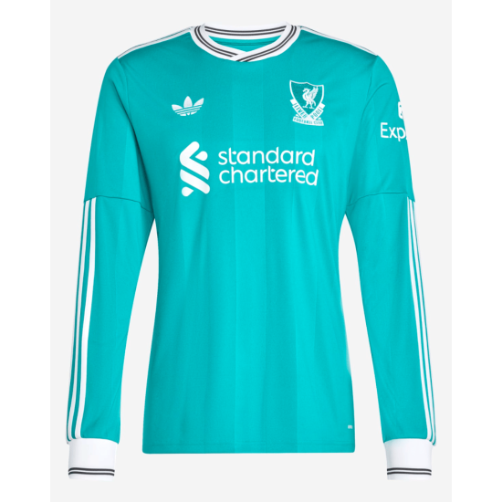 Maglia Terza Liverpool 2025/26 Manica Lunga Uomo