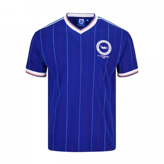 Maglia Retrò Finalisti FA Cup Casa Brighton & Hove Albion Uomo 1983