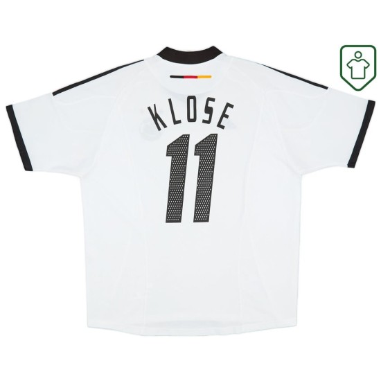 Maglia retrò Germania 2002/04 casa da uomo Klose #11