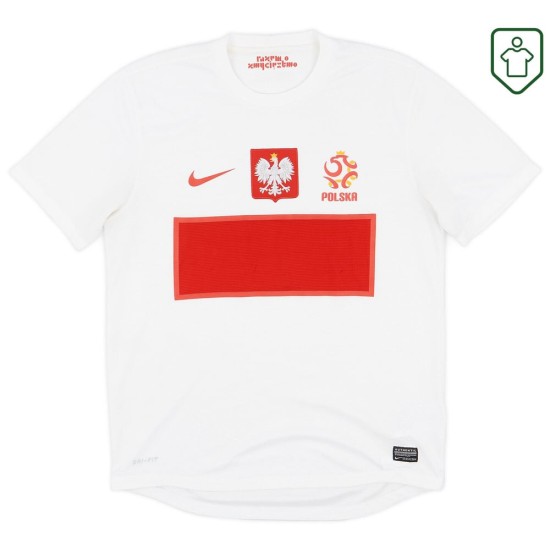 Maglia retrò Polonia 19 casa da uomo