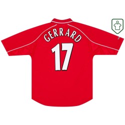 Maglia retrò casa uomo Liverpool 2000/03 Gerrard #17