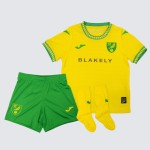 Kit Casa Bambino Norwich City 2025/26