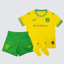 Kit Casa Bambino Norwich City 2025/26