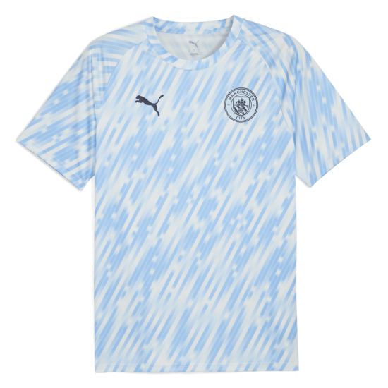 Bambino Manchester City 2025/26 Terza Maglia Pre Gara - Blu Bambino Manchester City 2025/26 Terza Maglia Pre Gara - Blu