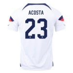Kellyn Acosta #23 USMNT Maglia Casa Coppa del Mondo 2022 Kellyn Acosta #23 USMNT Maglia Casa Coppa del Mondo 2022