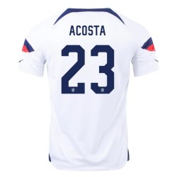 Kellyn Acosta #23 USMNT Maglia Casa Coppa del Mondo 2022