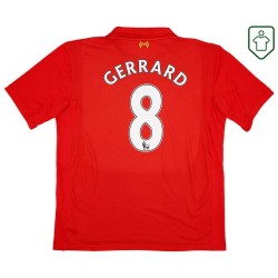 Maglia retrò casa uomo Liverpool 2012/13 Gerrard #8
