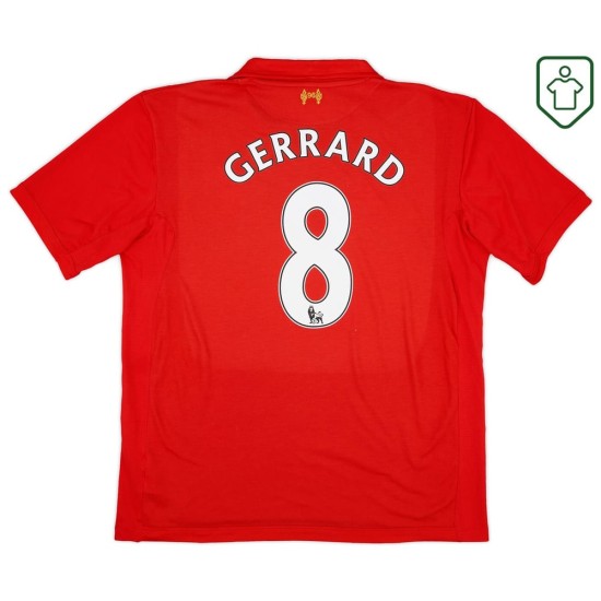 Maglia retrò casa uomo Liverpool 2012/13 Gerrard #8