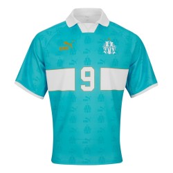 Maglia Retro King OM #9 - Blu Uomo