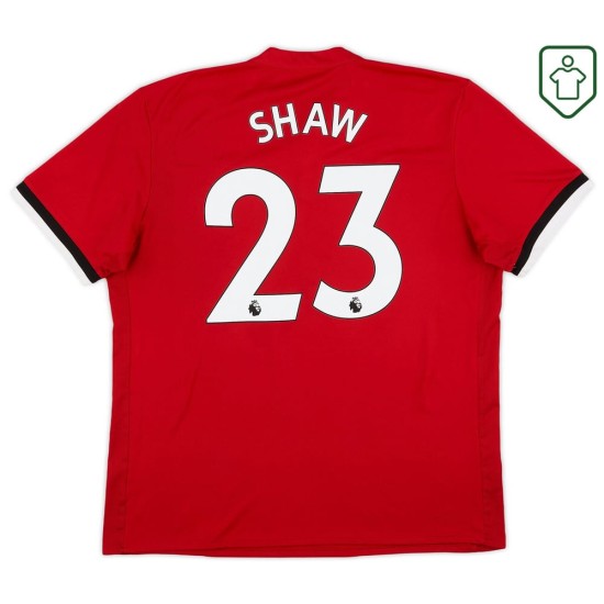 Maglia retrò casa uomo Manchester United 2017/18 Shaw #23