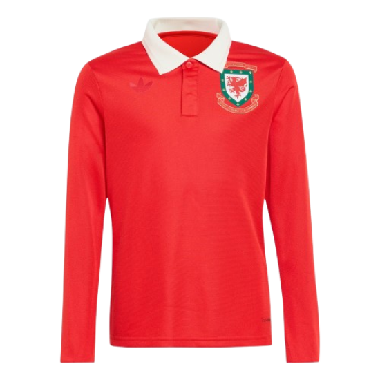 Bambino Galles 2025/26 Maglia Manica Lunga 150° Anniversario Bambino Galles 2025/26 Maglia Manica Lunga 150° Anniversario