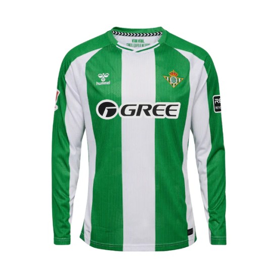 Maglia Home manica lunga Real Betis 2025/26 da bambino