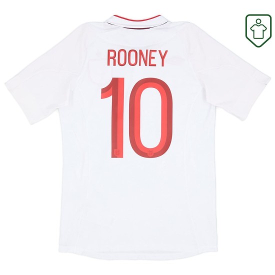 Maglia retrò Inghilterra 2012/13 casa da uomo Rooney #10