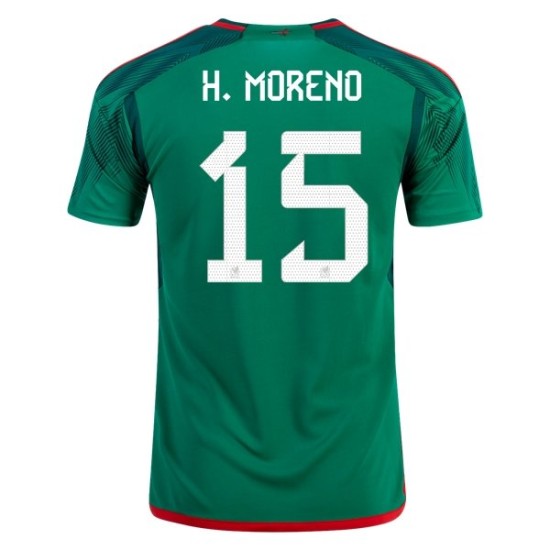 Hector Moreno #15 Messico Maglia Casa Coppa del Mondo 2022