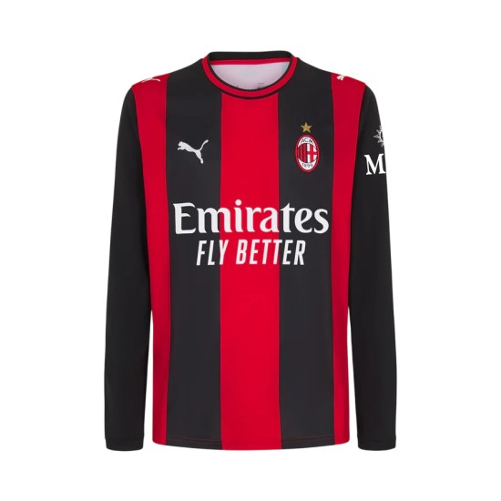 Maglia casalinga manica lunga Milan 2026/27 bambino Maglia casalinga manica lunga Milan 2026/27 bambino