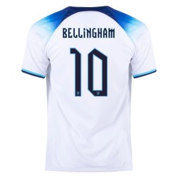 Jude Bellingham #10 Inghilterra Maglia Casa Coppa del Mondo 2022