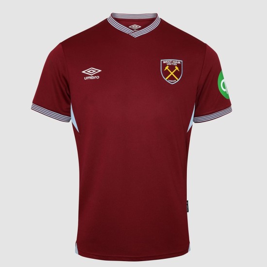 Maglia Casa West Ham United Bambino Senza Sponsor 2025/26