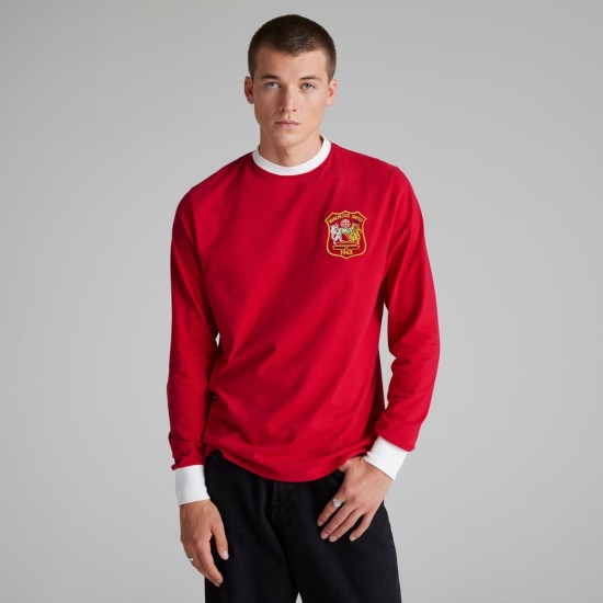 Maglia Retrò Finale FA Cup Manica Lunga Manchester United Donna 1963