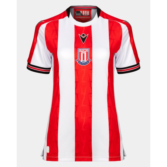 Maglia Casalinga Donna Stoke City 2024/25 Senza Sponsor
