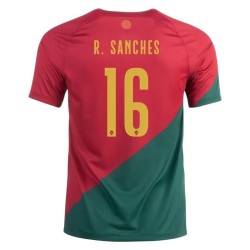 Renato Sanches #16 Portogallo Maglia Casa Coppa del Mondo 2022
