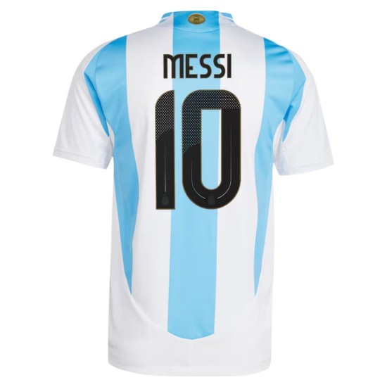 Maglia Versione Giocatore Casa Lionel Messi #10 Argentina Copa America 2024