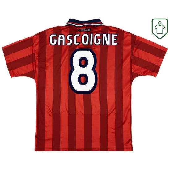 Maglia retrò Inghilterra 1997/99 trasferta da uomo Gascoigne #8