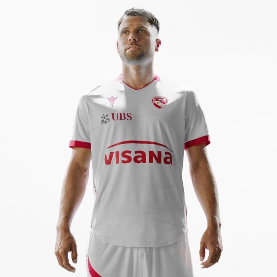 Maglia trasferta bambino FC Thun 2025/26 - bianco