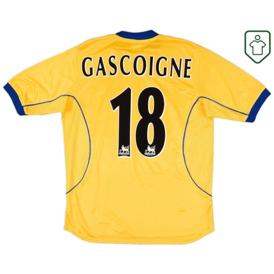 Maglia retrò trasferta uomo Everton 2000/01 Gascoigne #18