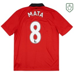 Maglia retrò casa uomo Manchester United 2013/14 Mata #8