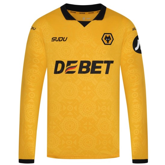 Maglia Manica Lunga Casa 2025/26 Wolverhampton Wanderers Uomo