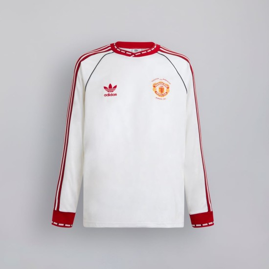 Maglia Away 1991 Ritorno Manica Lunga Manchester United Bambino