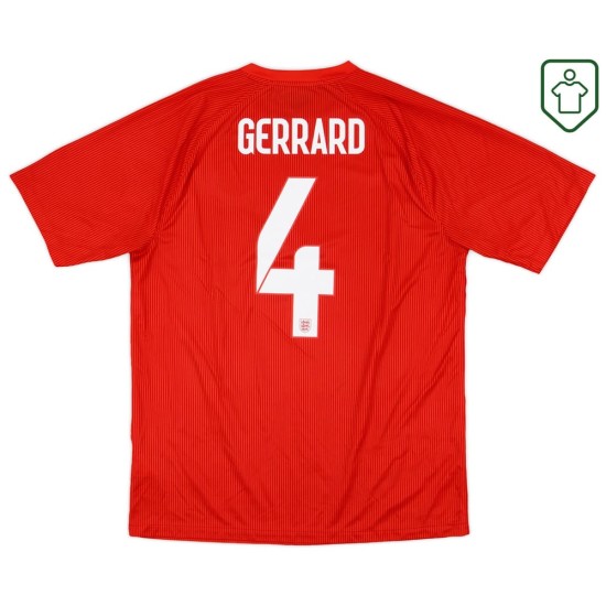 Maglia retrò Inghilterra 2014/15 trasferta da uomo Gerrard #4